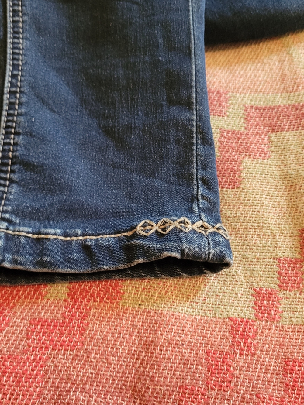 Rose Royce, NWOT, Rubberband Stretch Skinny Jeans in Dark Blue, 28 - Picture 5 of 8
